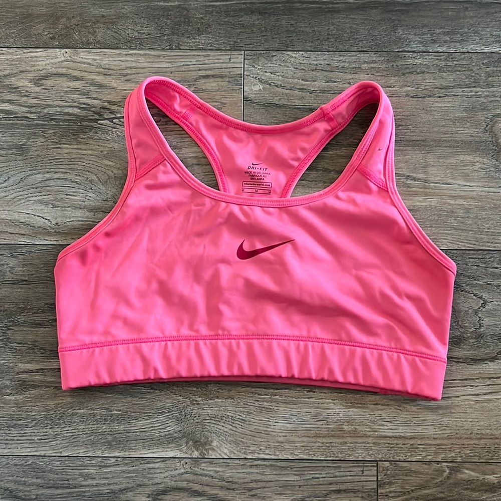 Hot Pink Nike Sports Bra